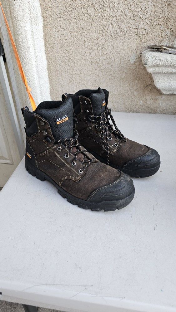 Size 11.5 EE Ariat Work Boots Steel Toe