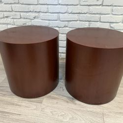 Set of 2 Coffee Tables/Stools -heavy & sturdy