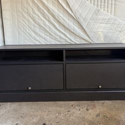Black TV Stand - Entertainment Center