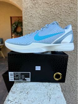 Size 12  - Caitlin Clark x Nike Zoom Kobe 6 Protro Light Armory Blue