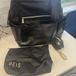 Black BEIS Diaper Bag
