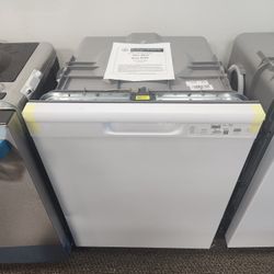 24 in. Built-In Tall Tub Front Control White Dishwasher with Sanitize, Dry Boost, 55 dBA