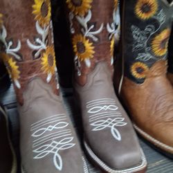 Botas De Piel De México Cómodas Para Mujer Rodeo 