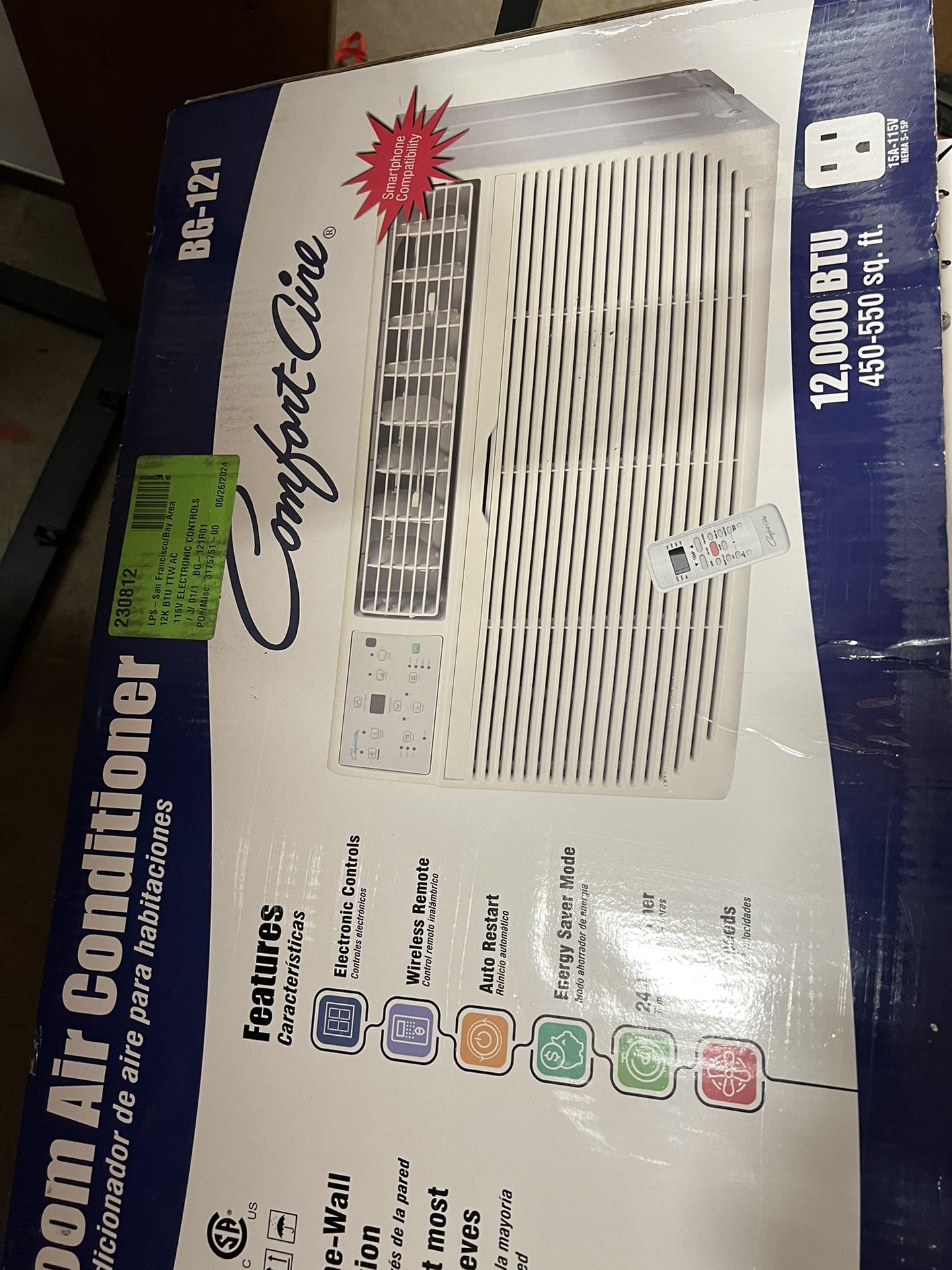 Comfort Aire BG-121 BTU 12,000