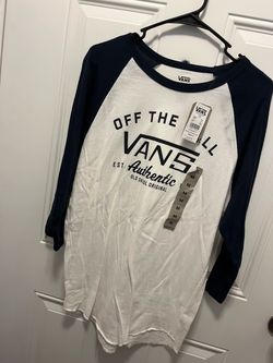 Vans Off The Wall Raglan Shirt Size Medium