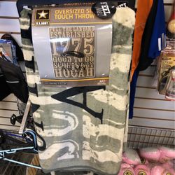 55x70  Army Blanket Will Touch  Very Soft 