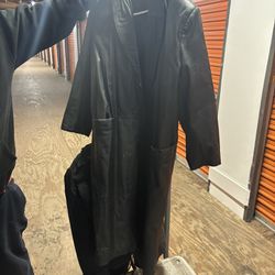Leather Trenchcoat