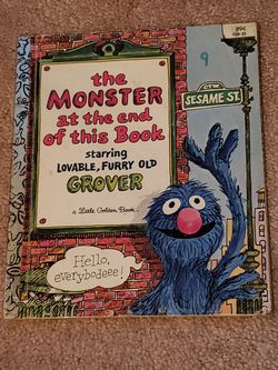 Vintage Monster At The End Of This Book (Little Golden Storybook) By Jon Stone