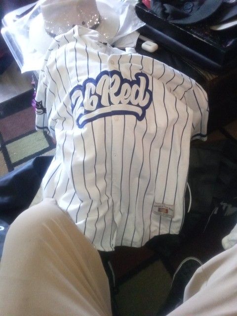 26red Baseball Jersey Authentic Street Wear