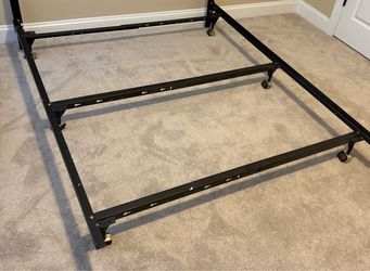Metal queen size bed frame