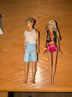 Ken and Barbie dolls