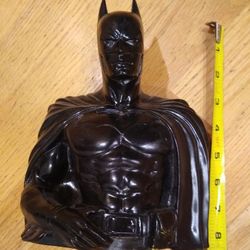 Vintage Batman coin piggy bank. See dimensions. Really cool. Made of plastic