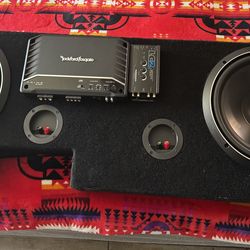 2019 Silverado Rockford Fosgate 12in subwoofer setup