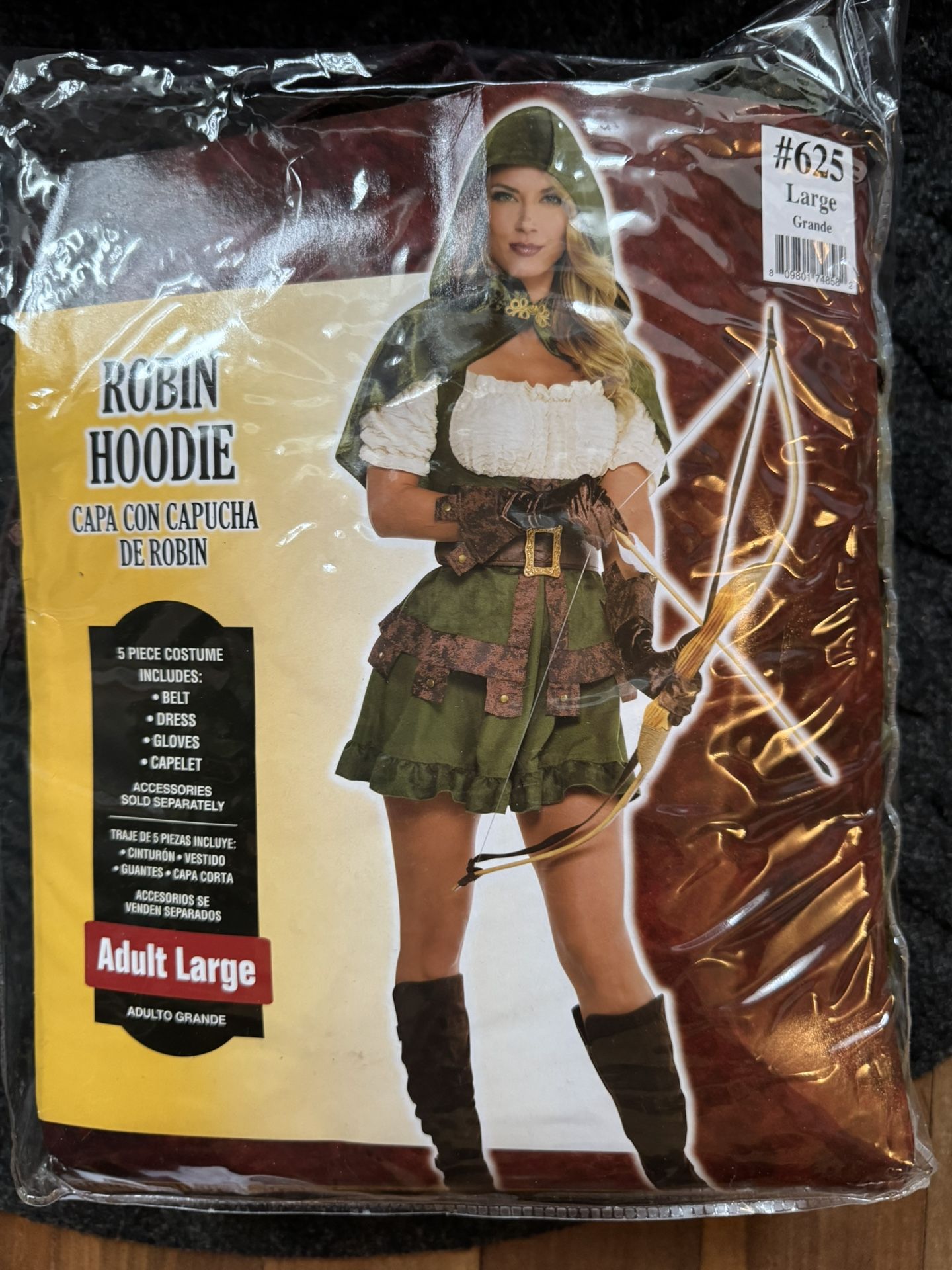 Sexy Robin Hood Women’s Costume Size L