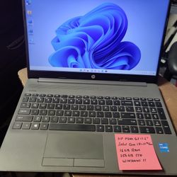 HP 2021 Laptop Intel Core i5-11th Gen 16GB Ram 256GB SSD Windows 11 Microsoft Office Package Charger