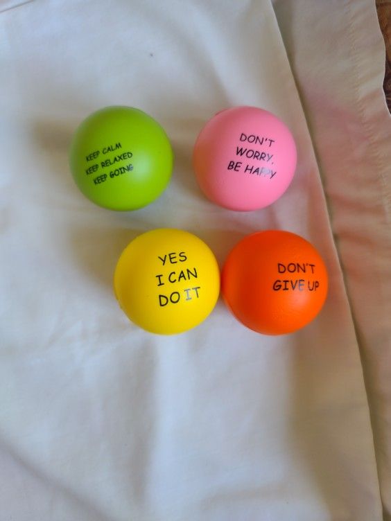 Stress Balls With Quotes For Children And Adults 