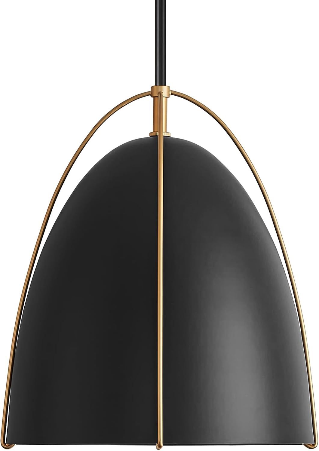 Modern 3-Light Black Dome Pendant Light – Kitchen Island or Dining Room – NEW! 🔥