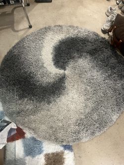 Circular Spiral Rug