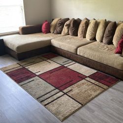 Couch And Area Rug