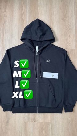 Alo full zip hoodie