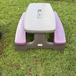 Little Tikes Toddler Kid Children Picnic Table
