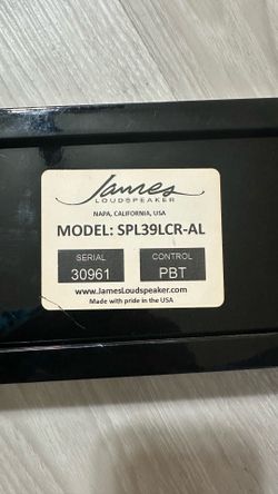 James Loudspeaker SPL39LCR-AL – Barra de Sonido Premium de 58” – Alta Gama