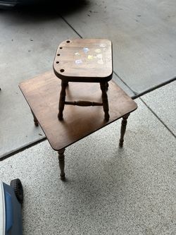 Free Kids Table And Stool