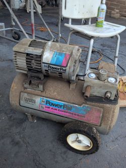 3/4 horsepower, air compressor