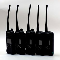 Mixed Lot - 3 Motorola DTR700 + 2 DTR600 Two-Way Radio Bundle w/ Charger