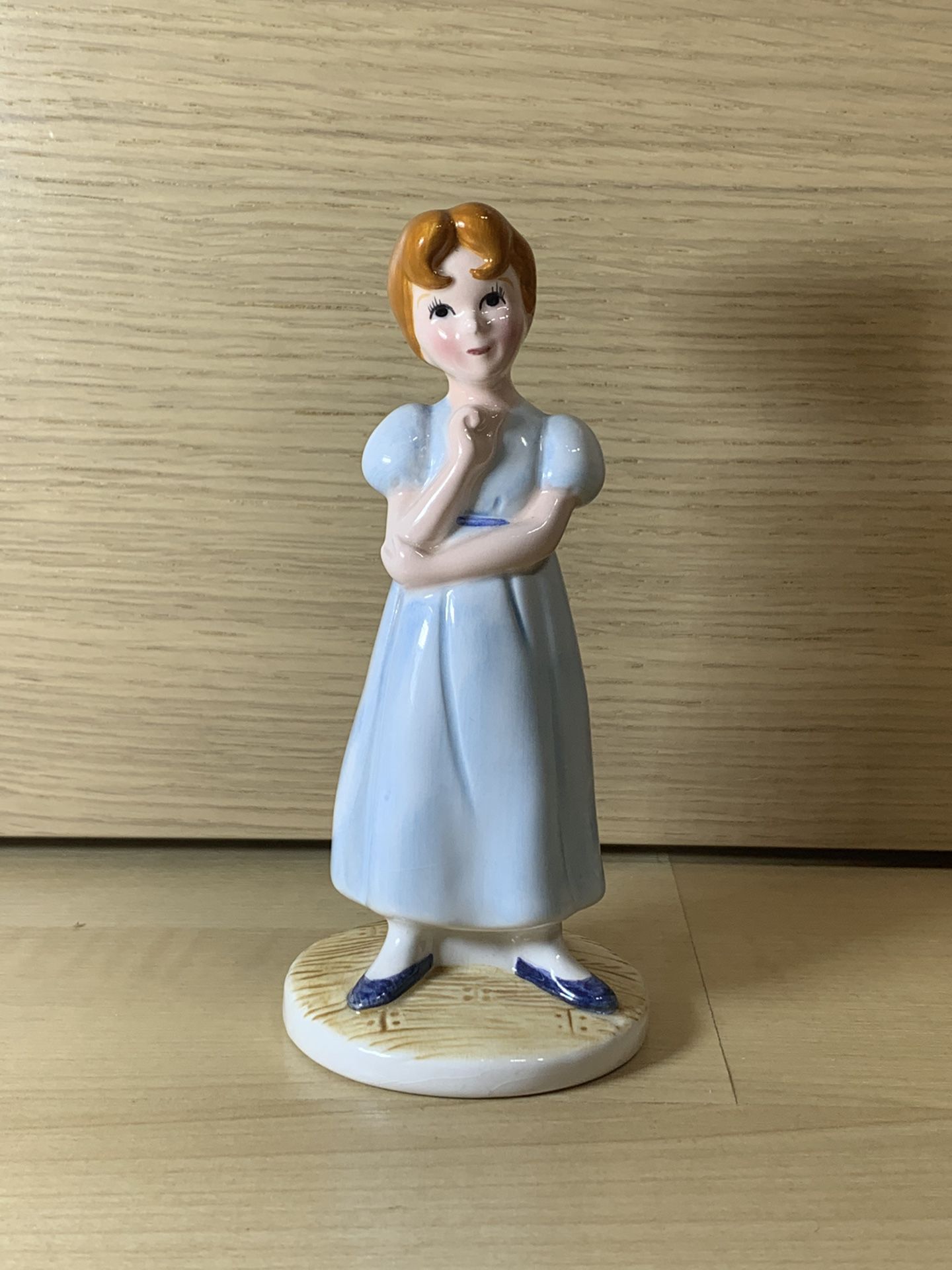 Disney Peter Pan's Wendy Ceramic Porcelain Figurine Vintage