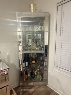 Tall Bar Cabinet 