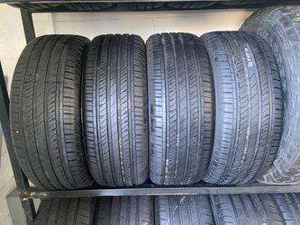 SET OF TIRE 225 55 18 SOLARUS AS 90% LIFE