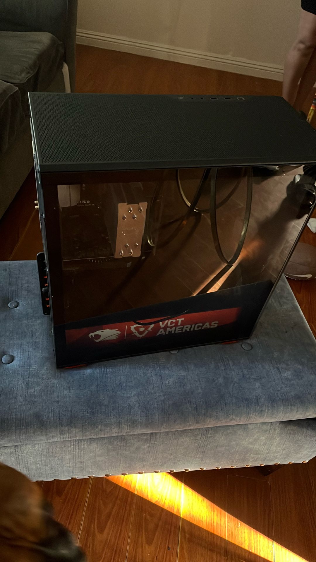 brand new pc with keyboard and mouse and everything