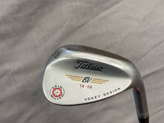 Titleist Vokey Design Spin Milled BV 58.08 Wedge 58° Steel Shaft RH 36”