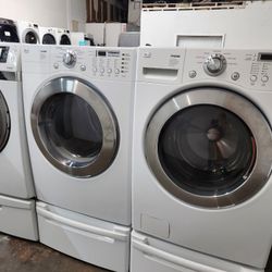 👌💯LG SET STEAM WASHER AND ELECTRIC DRYER WITH WARRANTY 
