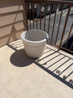 Extra Large White Ceramic Planter Pot