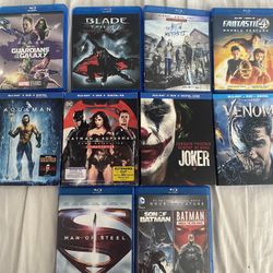 Mix Of Marvel And DC Blu-ray’s Lot
