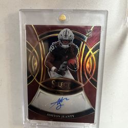 Ashton Jeanty 2025 select RC Auto /75