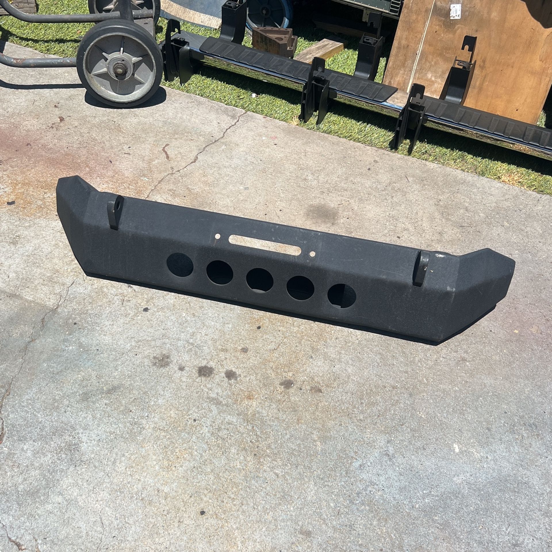 Custom bumper for a jeep 2017