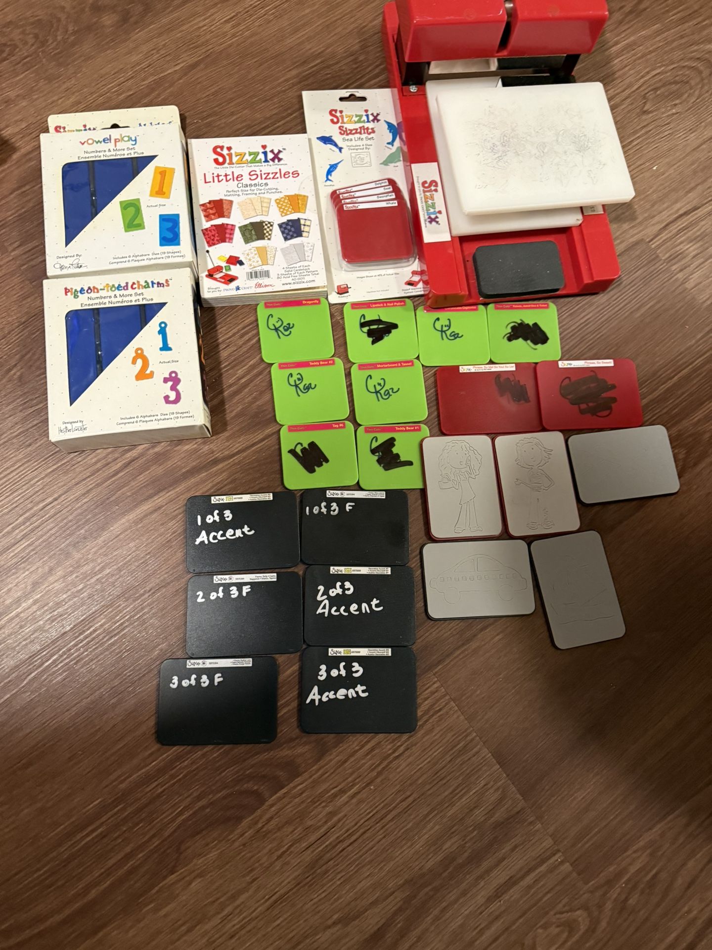 Sizzix Machine, Die Cuts, Doll, Alphabet Numbers, Dies Paper