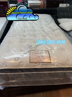 Twin serenity Colchon y tambor mattress and Boxspring cama nueva
