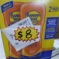 2-pack of Banana Boat Sport Performance Sunscreen Lotion