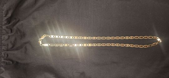 Gold-Tone Mariner Link Chain Necklace