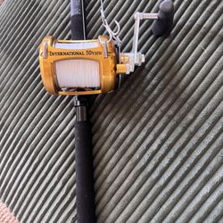 Kite Fishing Setup Rod Reel And Line 