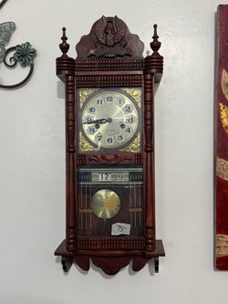 31 Day Wind Up Wall Clock