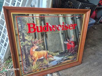 Budweiser King of Beers Bar Mirror