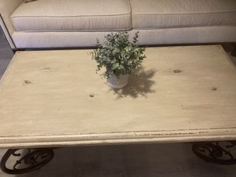 Wooden living room table