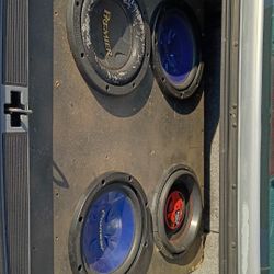2 Pioneer 12s & box 