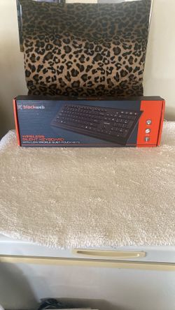 Black web Wireless Silent Keyboard