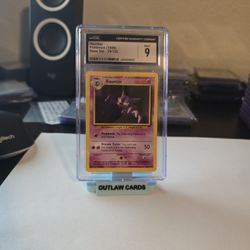 1999 POKEMON HAUNTER BASE SET 29/102 CGC 9